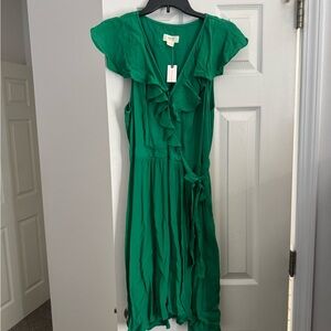 Anthropologie Maeve Rosalia Faux Wrap Dress